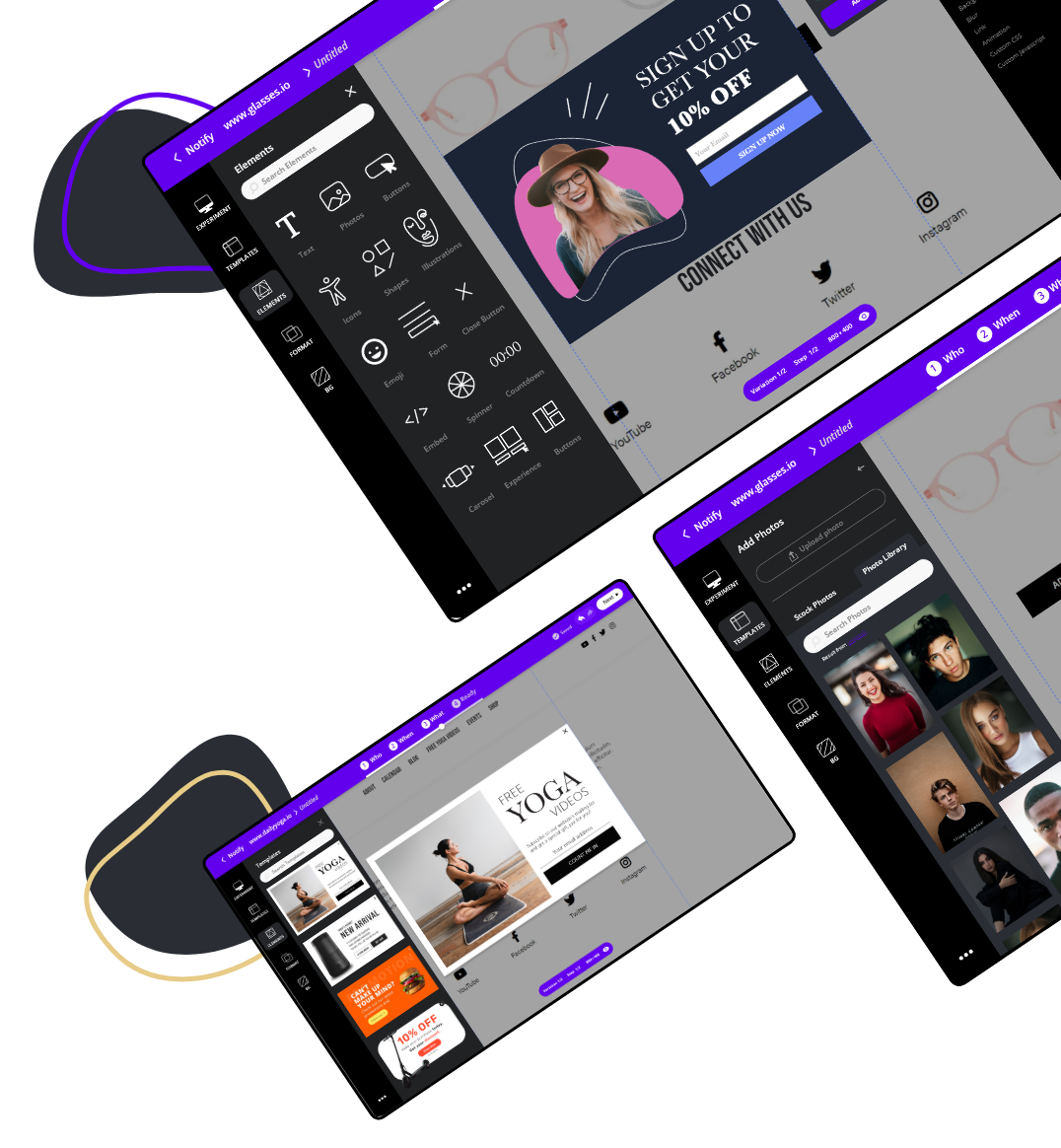 Web personalization tool